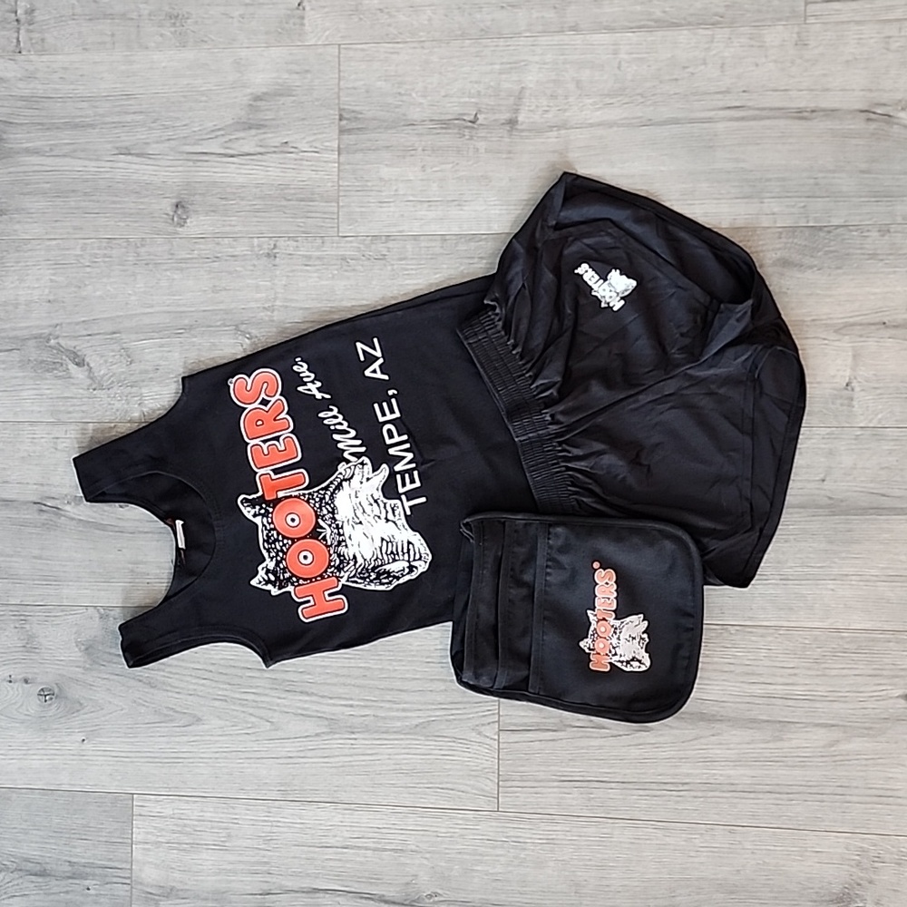 Official Hooters Uniform, XS, Black, Tempe AZ